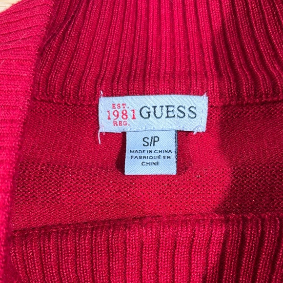 Guess Vibrant Red Knit Sweater - Picture 2 of 8